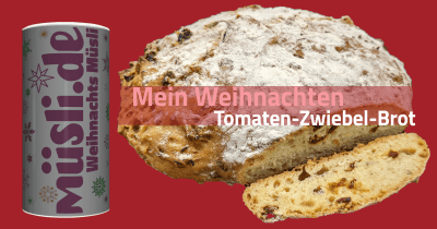 Infobild des Müslis Herzhaftes Tomaten-Zwiebel Brot von müsli.de